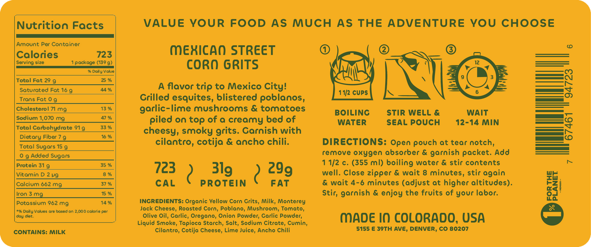 Mexican Street Corn Grits