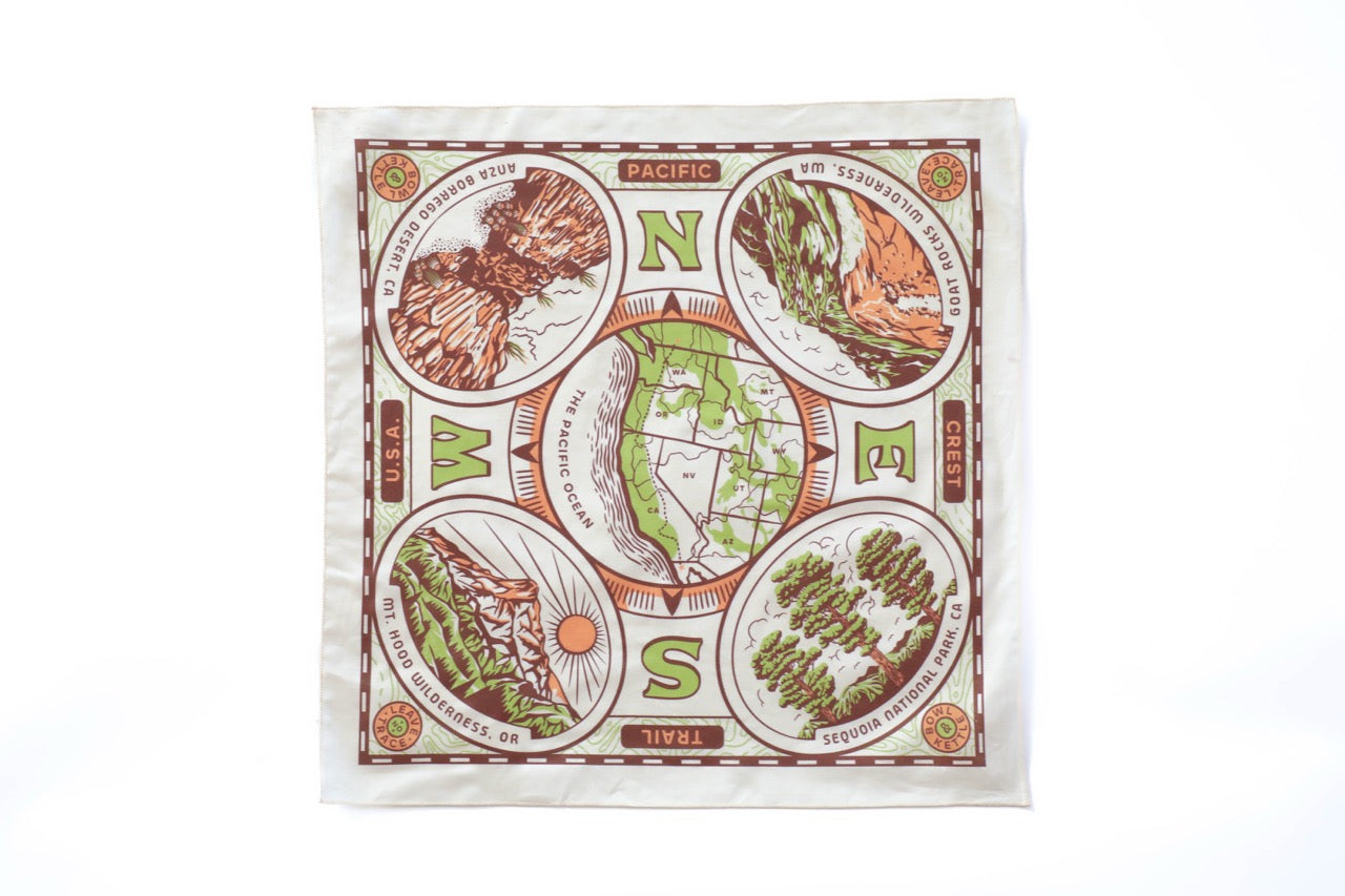 Pacific Crest Trail Bandana